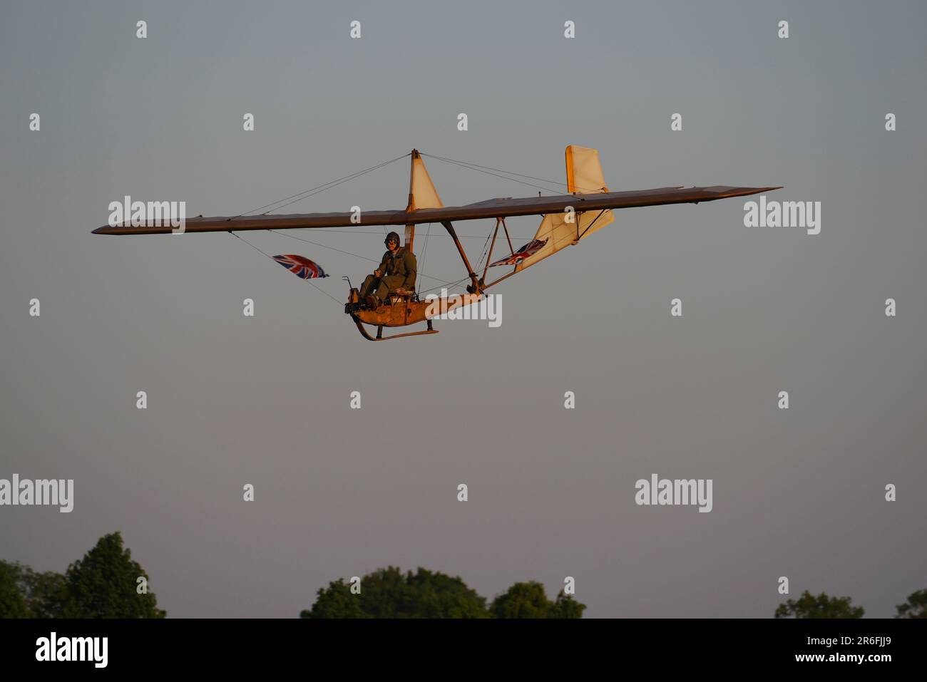 Elliots of Newbury EoN, G-ALPS, Glider, Shuttleworth Flying Display, Old Warden, Biggleswade, Bedford, England, United Kingdom. Stock Photo
