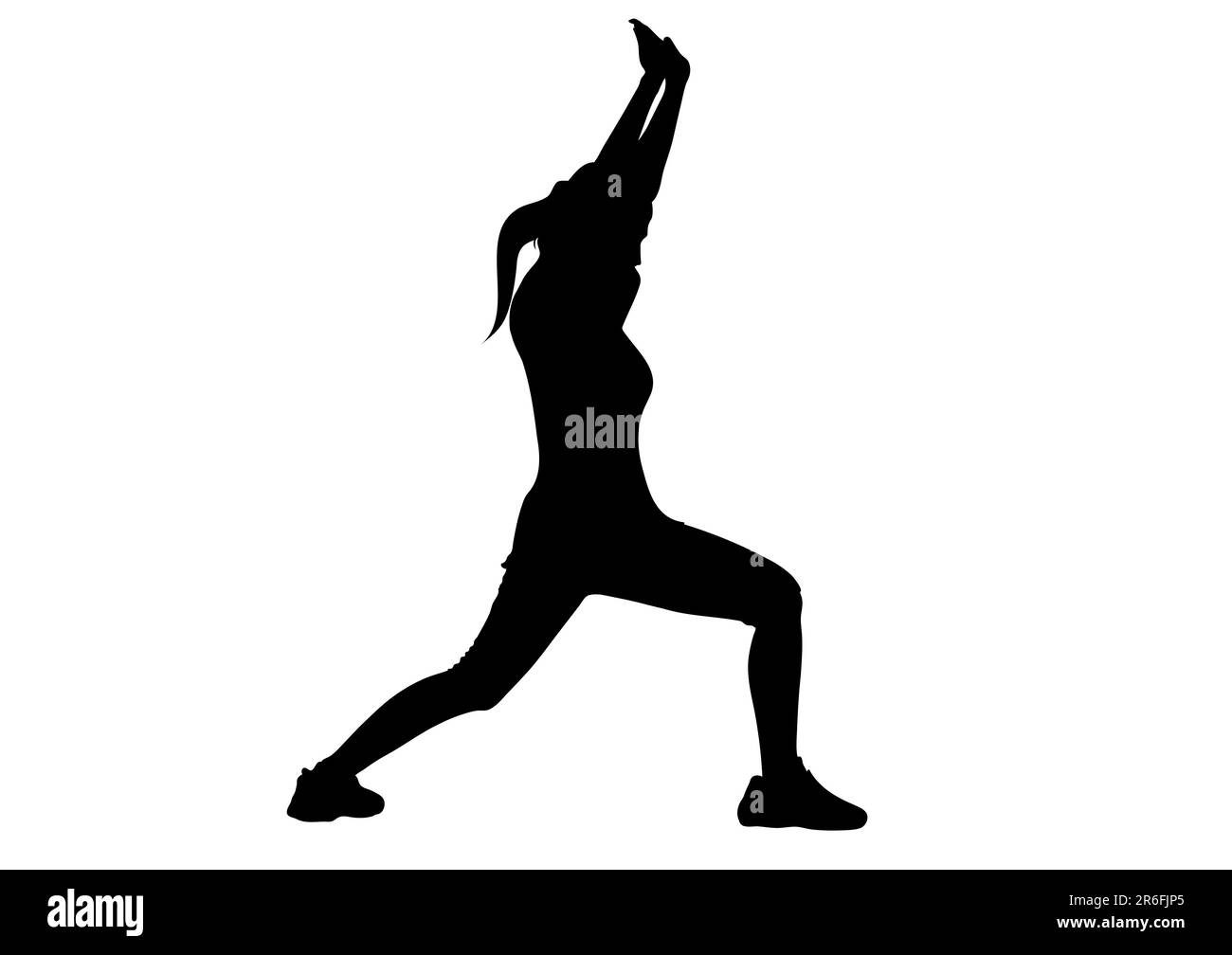 graphics image drawing tai chi concept exercise for health vector illustration Stock Photo