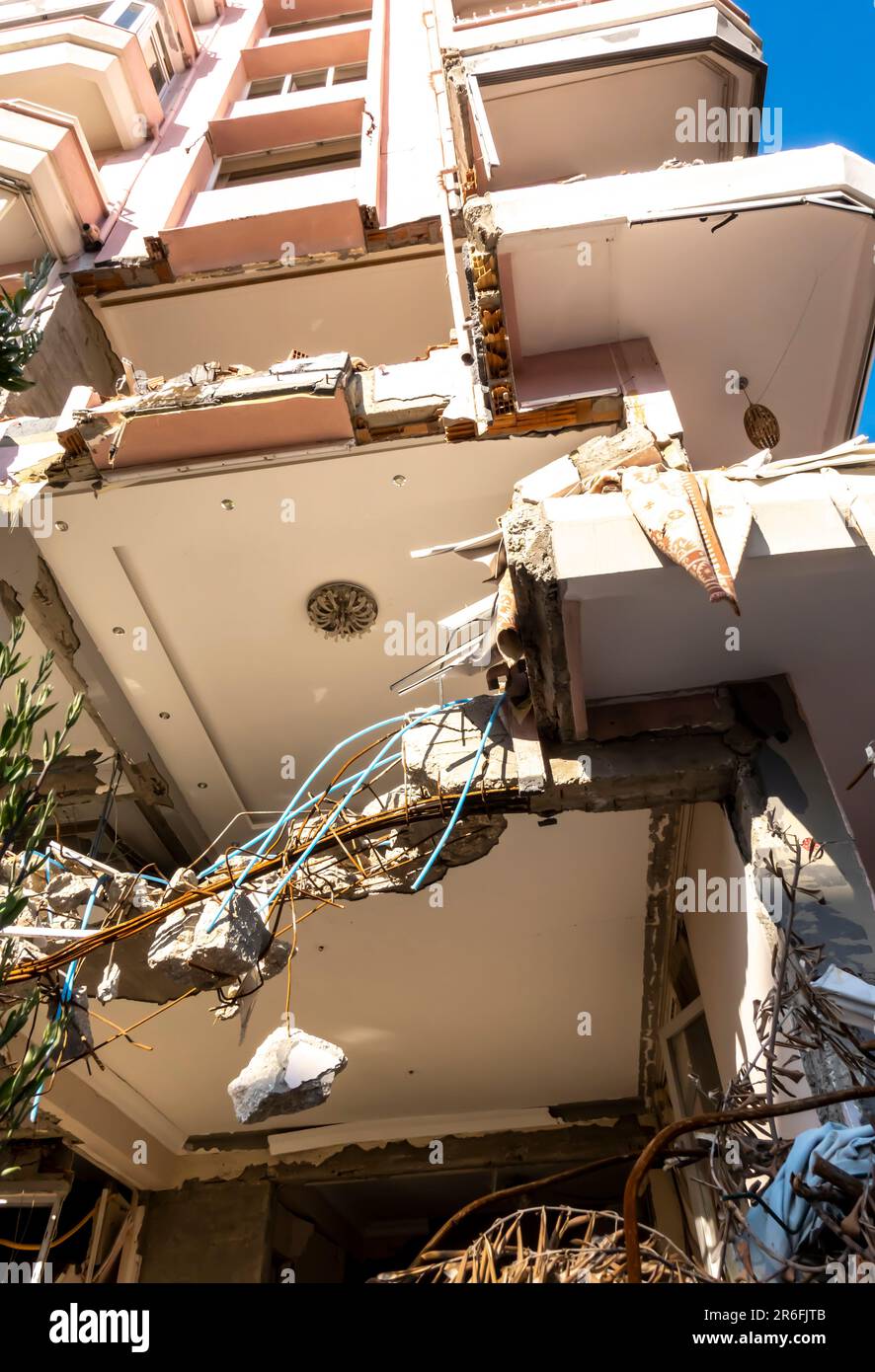 Turkish city Antakya in Hatay province, earthquake aftermath. Turkey