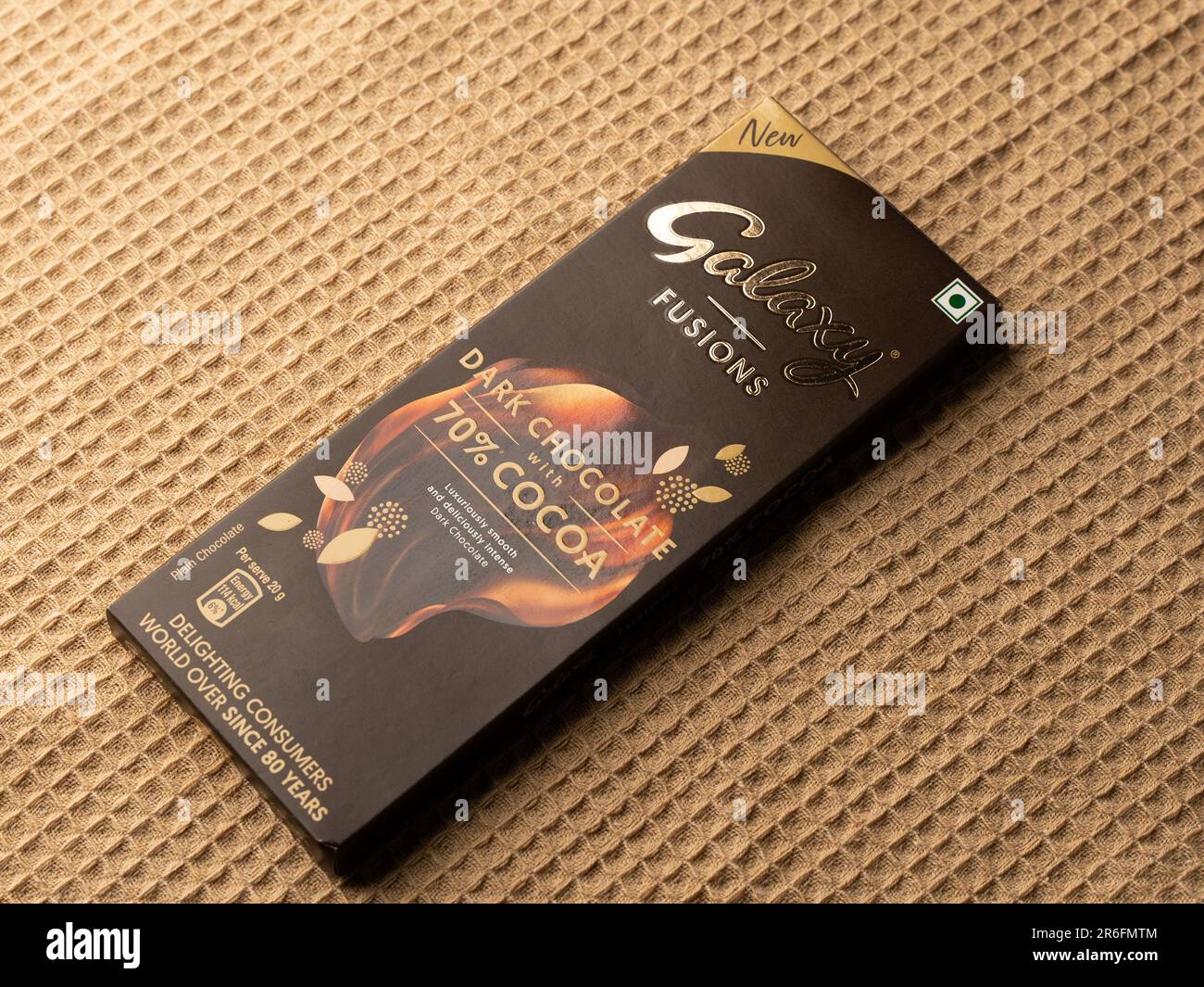West Bangal, India May 20, 2023 Galaxy chocolate photos shot on
