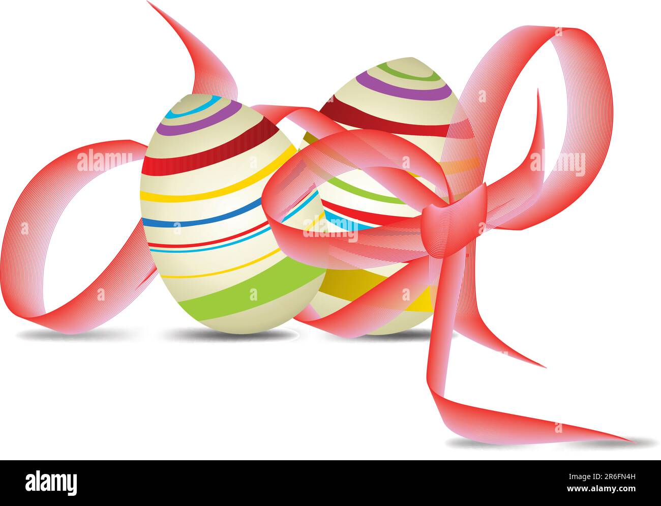 Easter eggs in green grass Stock Vector Image & Art - Alamy