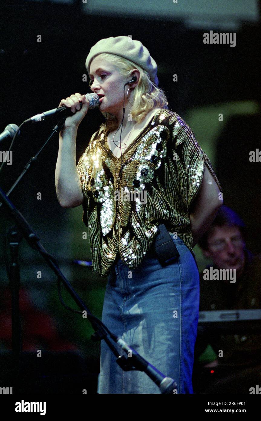 Milan Italy 2001-06-04 : Alison Goldfrapp live concert at the Palalido Stock Photo