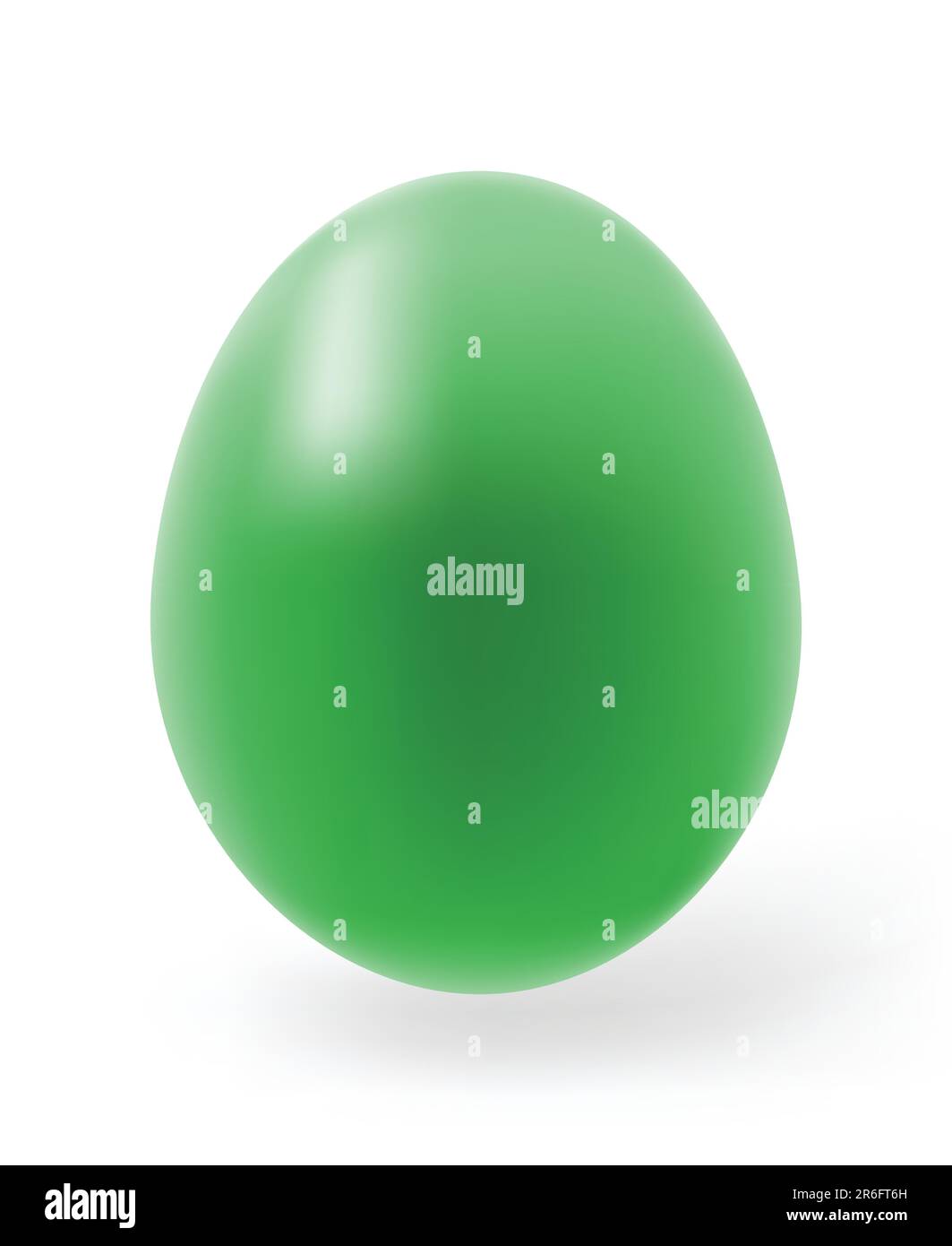 Multi-coloured Easter eggs on a white background Stock Vector
