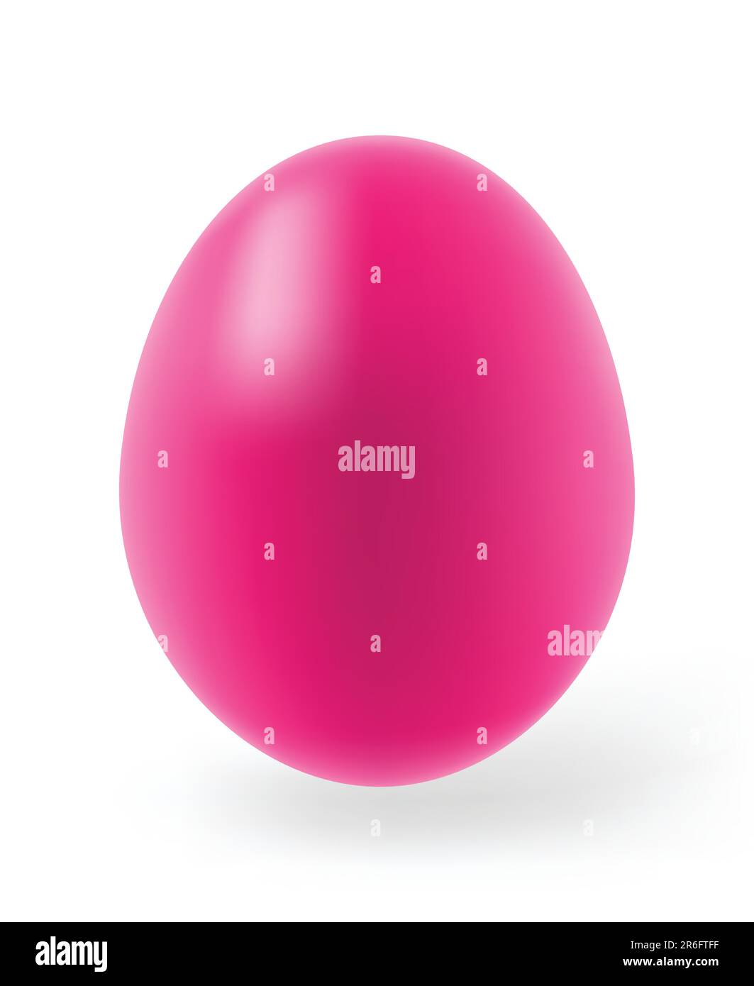 Multi-coloured Easter eggs on a white background Stock Vector