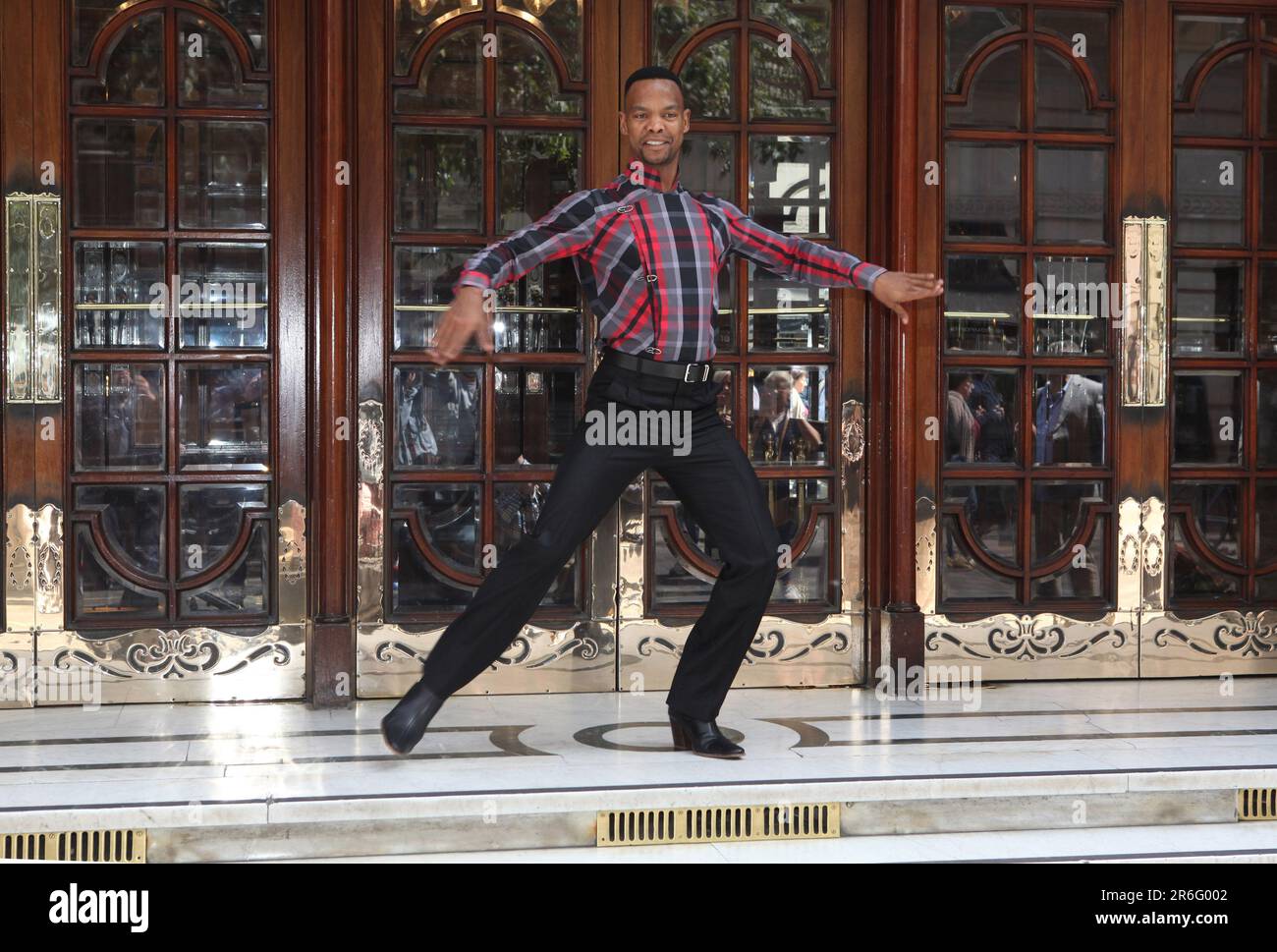 London.UK. International dancing champion Johannes Radebe at a ...