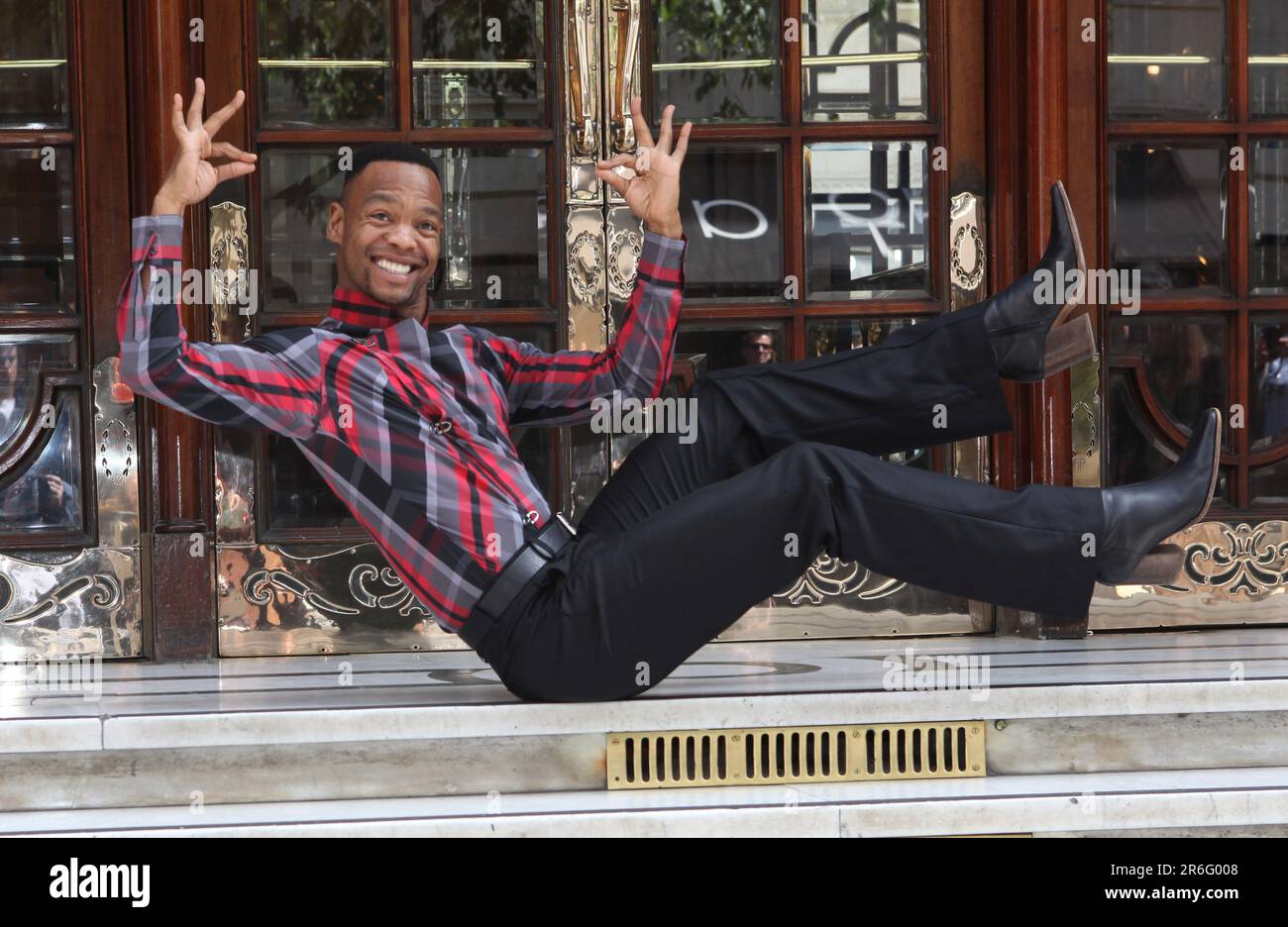 London.UK. International dancing champion Johannes Radebe at a ...