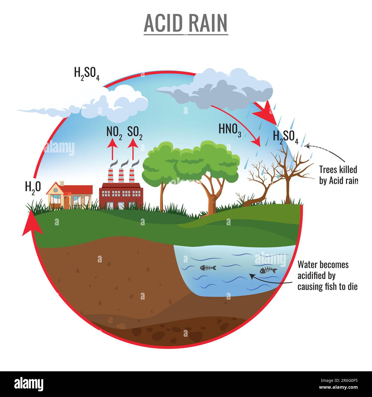 Acid rain on Behance