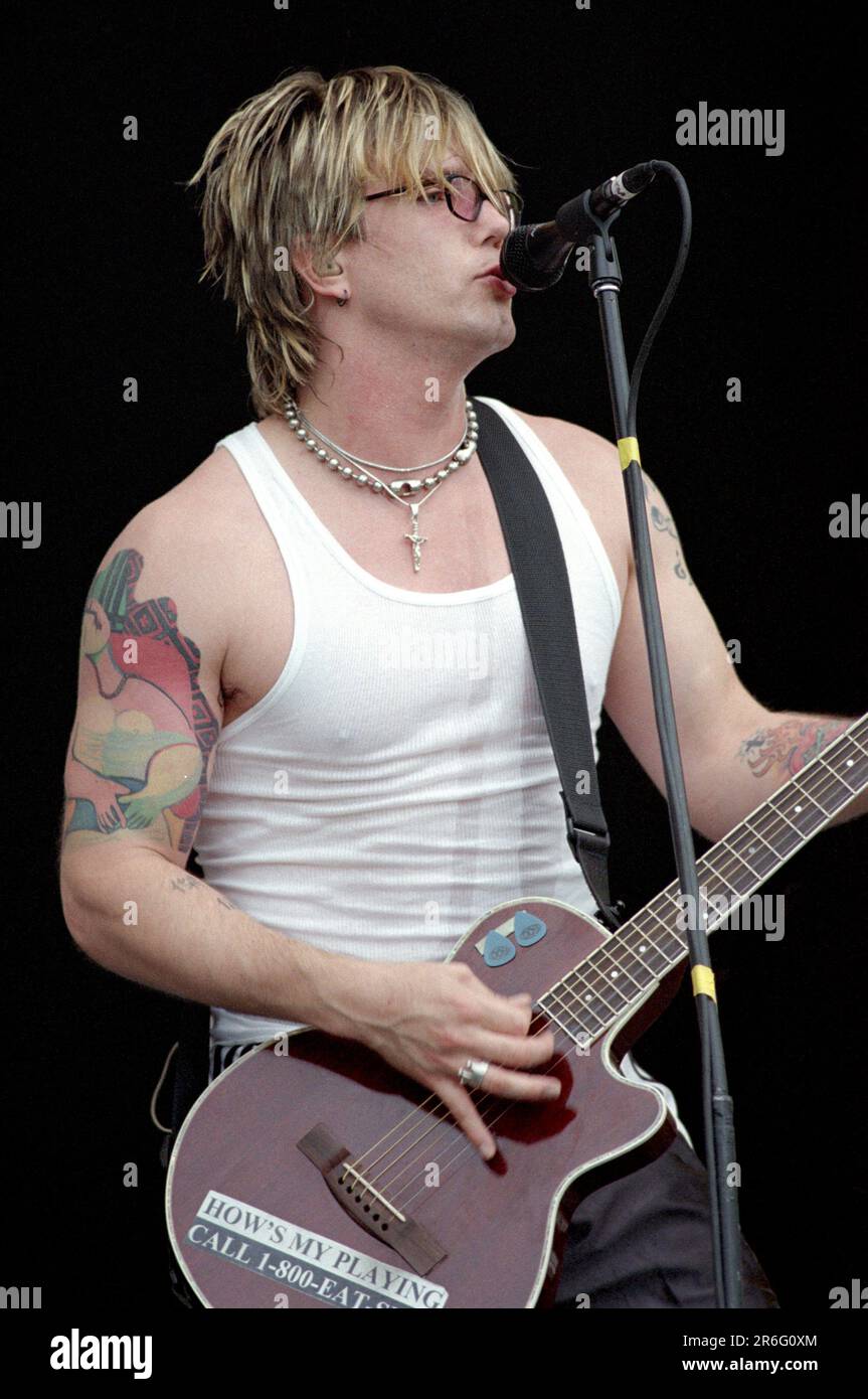 Imola Italy 1999-06-19 : John Rzeznik singer and guitarist of Goo Goo