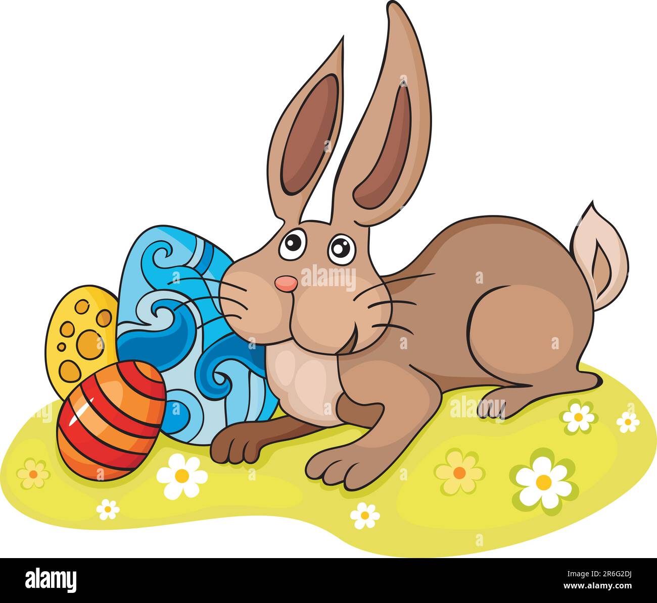 vector illustration of a cute rabbit Stock Vector Image & Art - Alamy