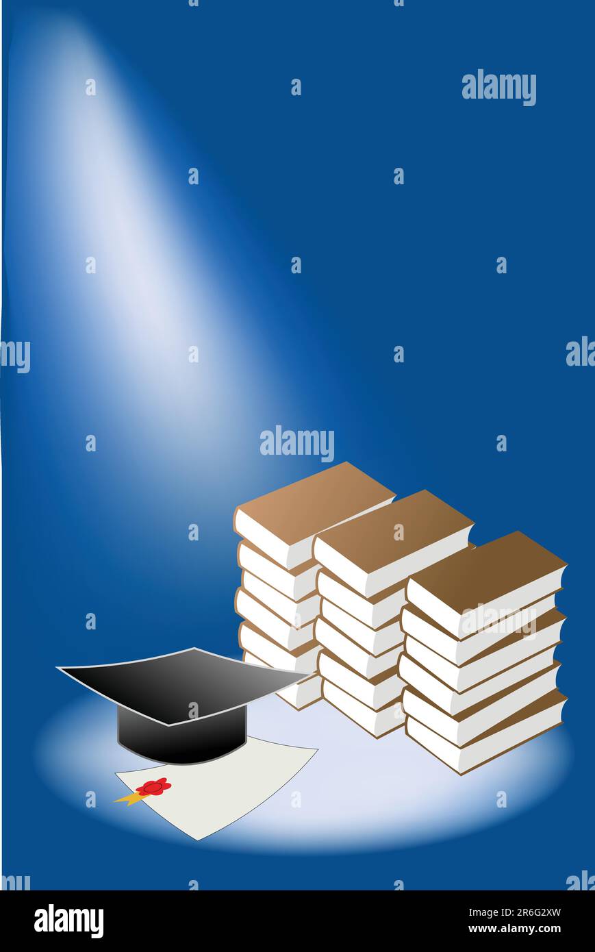 Vector illustration of several books Stock Vector Image & Art - Alamy
