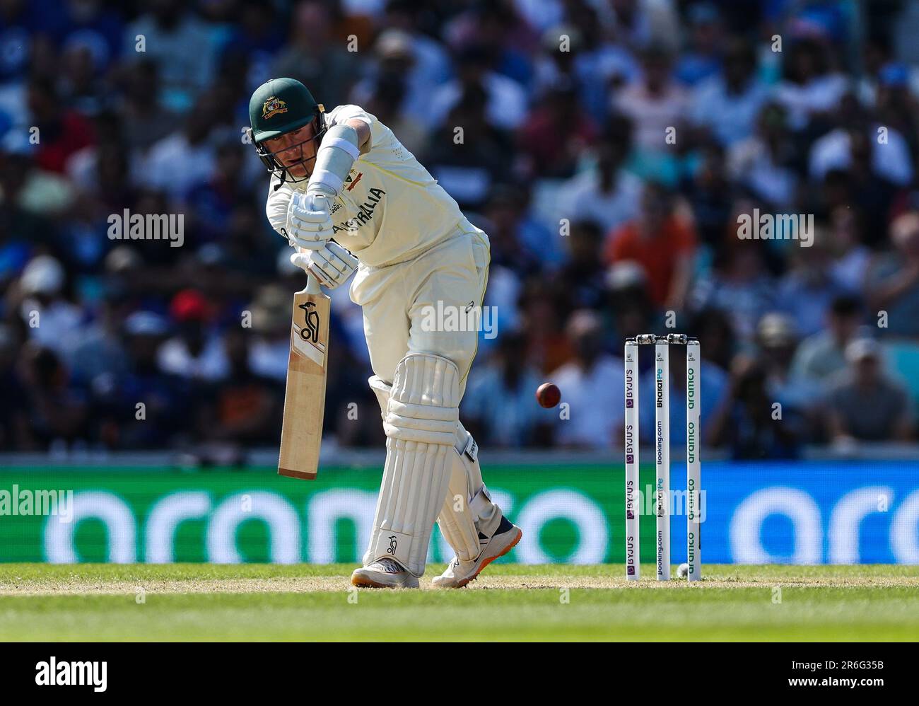 Australia’s Marnus Labuschagne batting during day three of the ICC ...