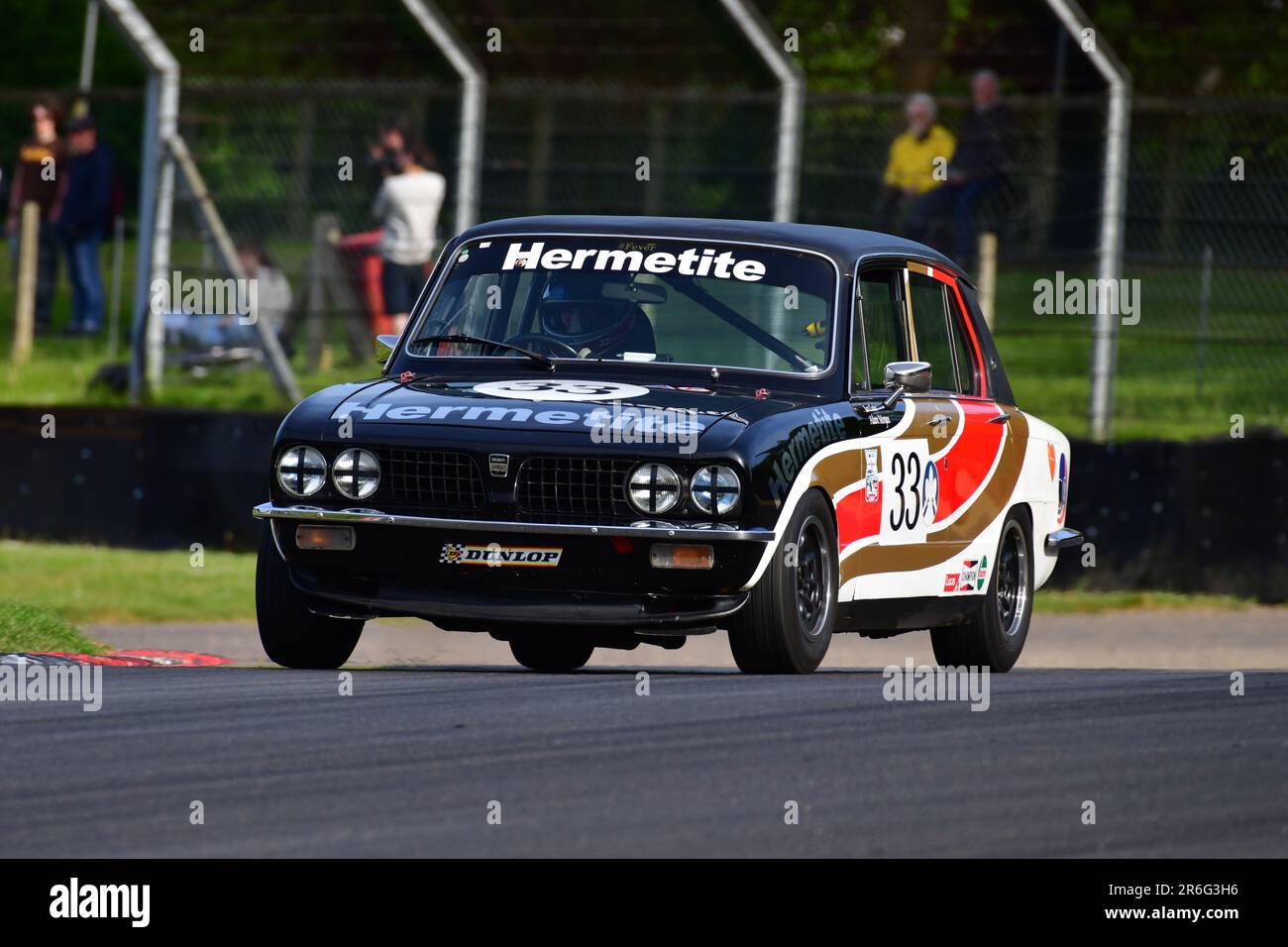 Ken Clarke, Triumph Dolomite Sprint, HRDC ‘Gerry Marshall’ Trophy Series, over 30 cars on the grid for a forty five minute two driver race featuring p Stock Photo
