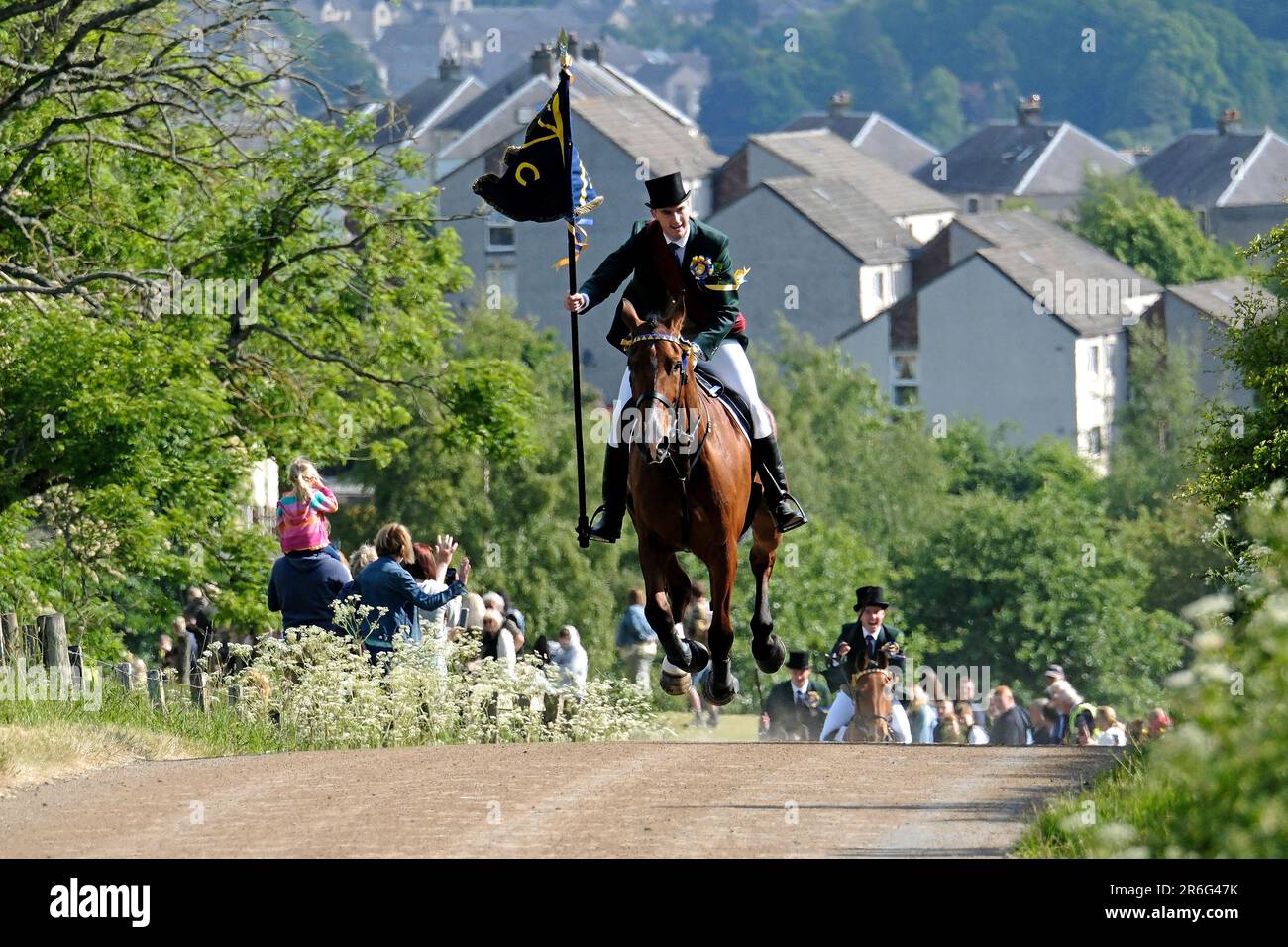 Hawick, UK. 09th June, 2023. Hawick Common Riding 2023, Euan Robson