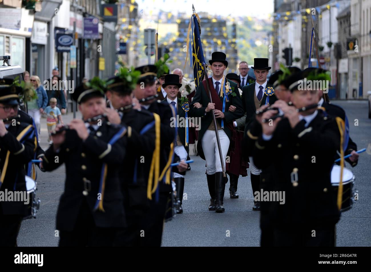 Hawick, UK. 09th June, 2023. Hawick Common Riding 2023, Euan Robson, Hawick Common Riding