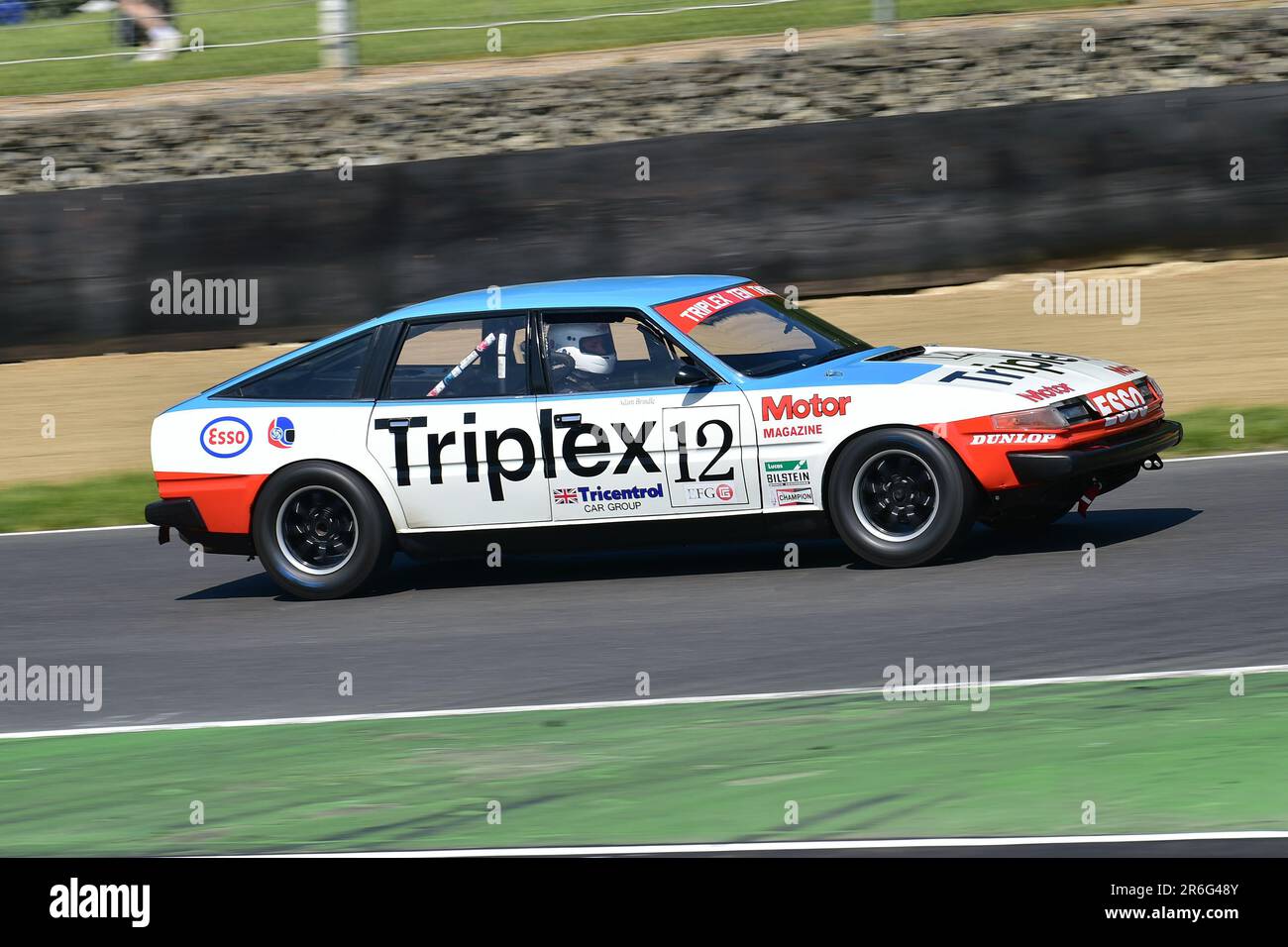 Adam Brindle, Rover SD1, HRDC ‘Gerry Marshall’ Trophy Series, over 30 cars on the grid for a forty five minute two driver race featuring pre-1980’s To Stock Photo