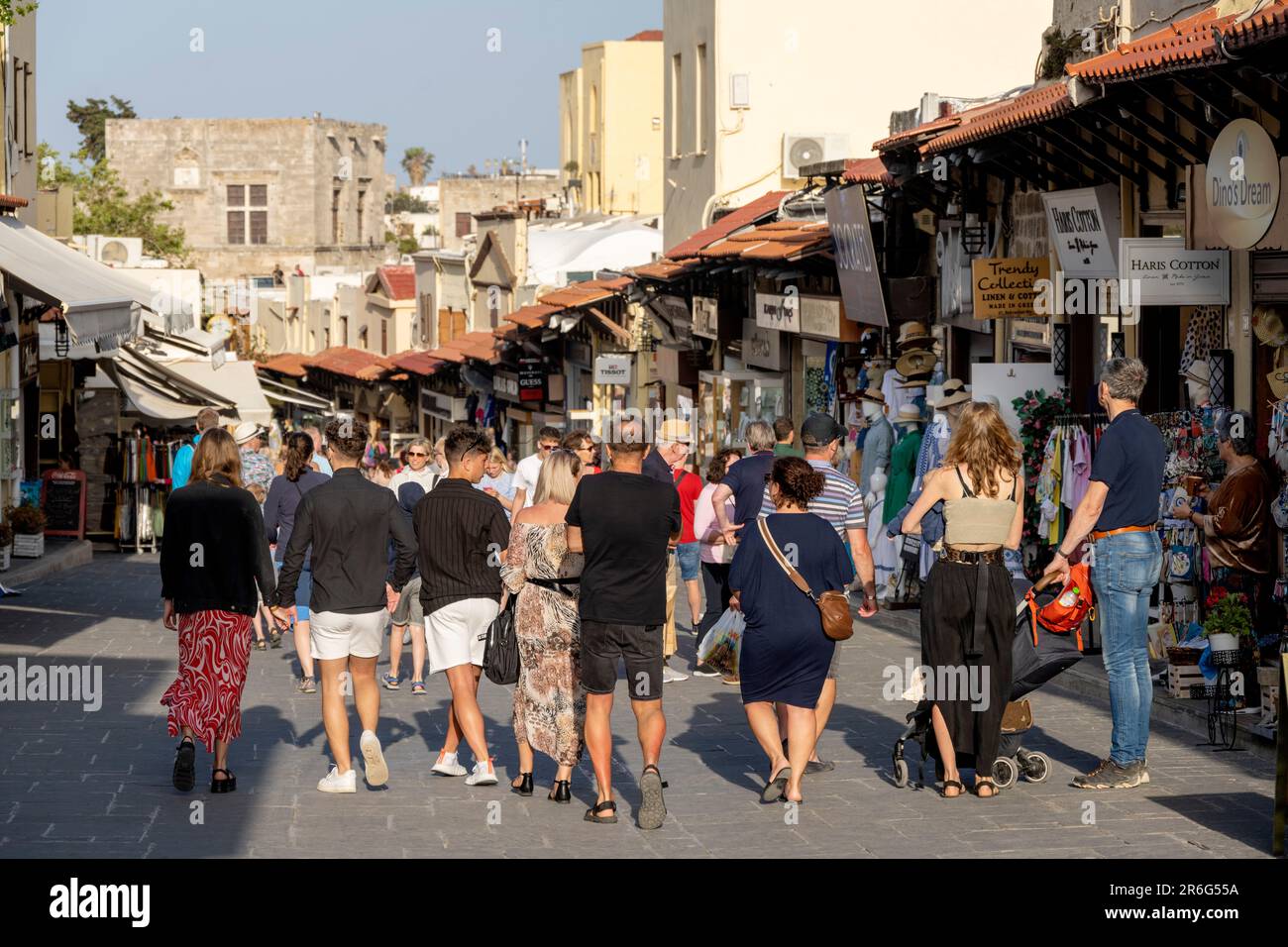 Griechenland, Rhodos-Stadt, Altstadt, Odos Sokratou, Stock Photo