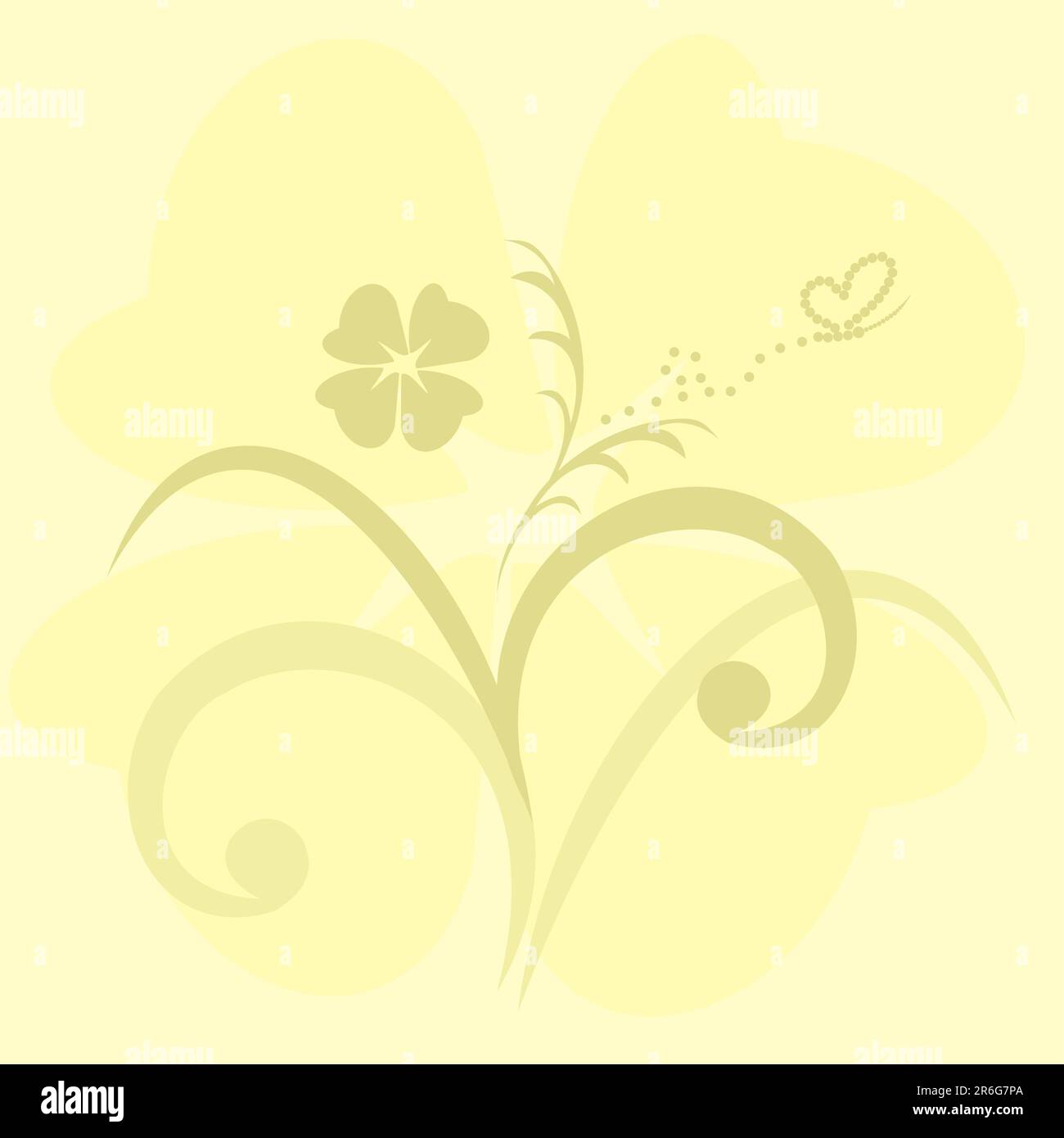 Cute flowers background - vector Stock Vector Image & Art - Alamy