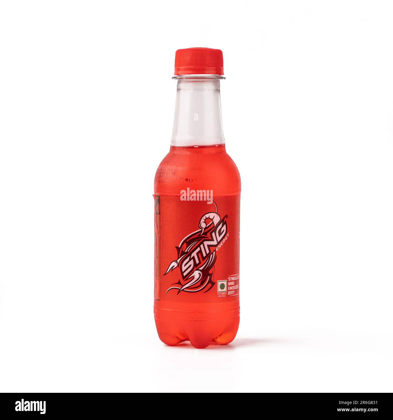 West Bangal, India May 20, 2023 Sting Energy drink isolated stock
