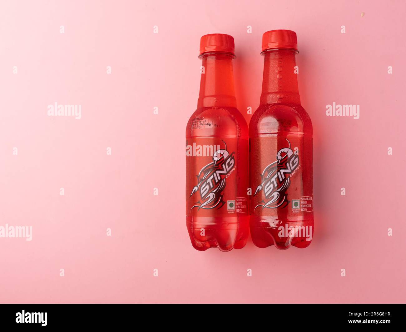 West Bangal, India May 20, 2023 Sting Energy drink isolated stock