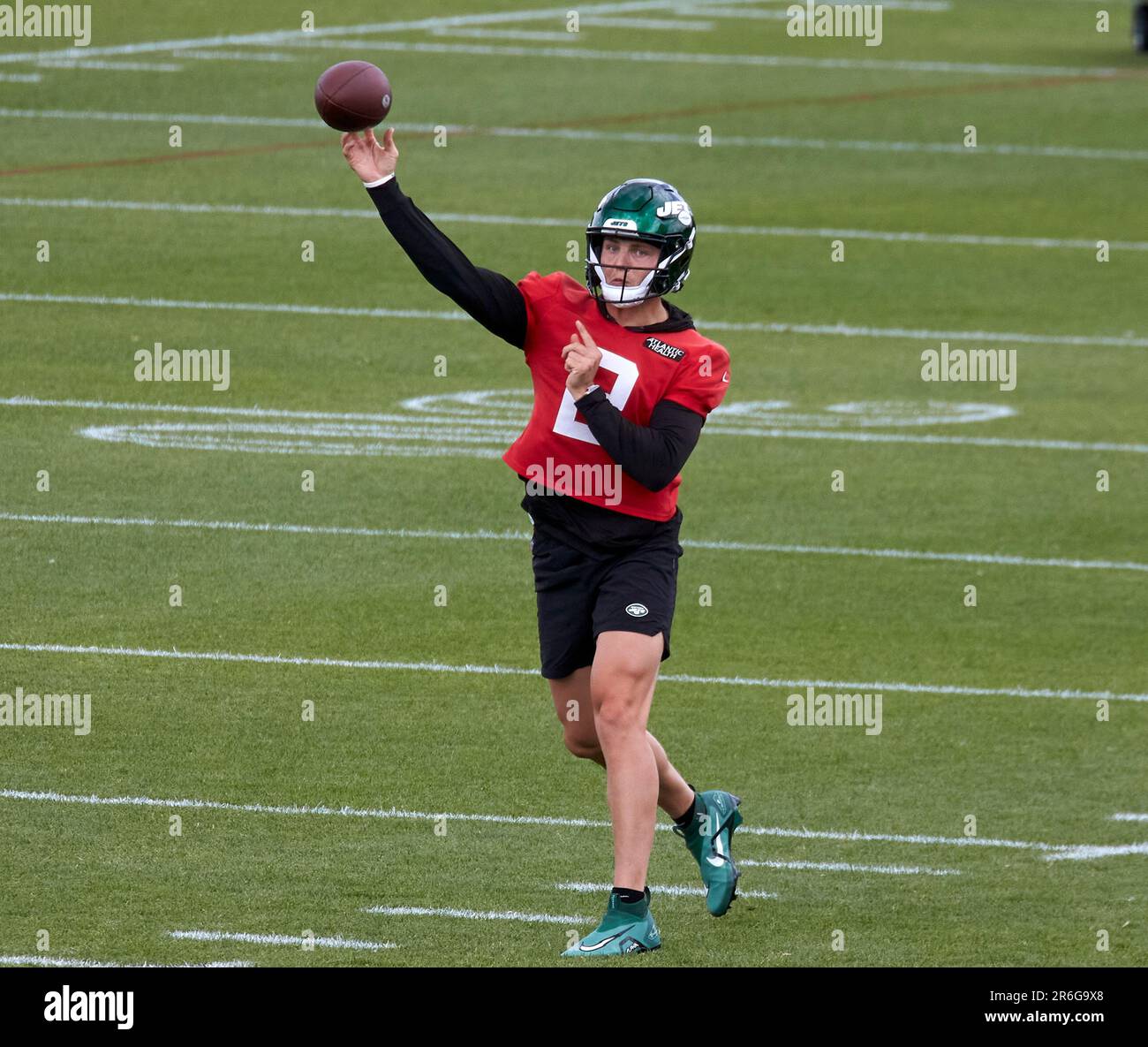 Zach wilson (ny jets) hires stock photography and images Alamy