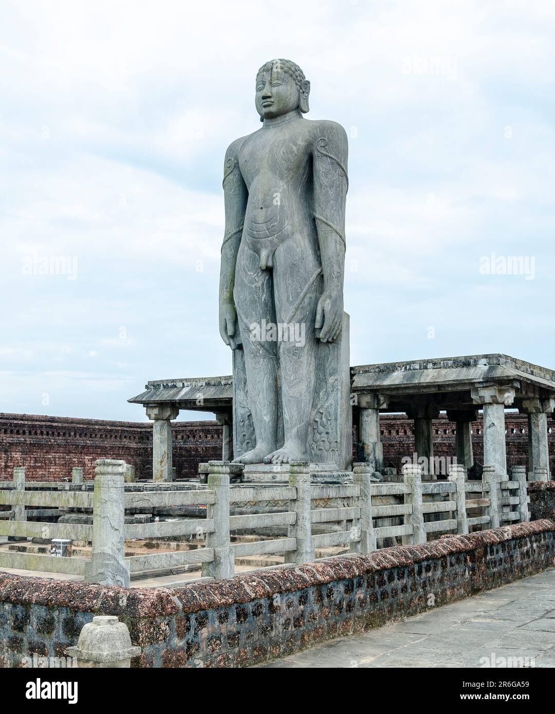 granite monolith statue of Shri Gomateshwara (Bahubali) at Karkala