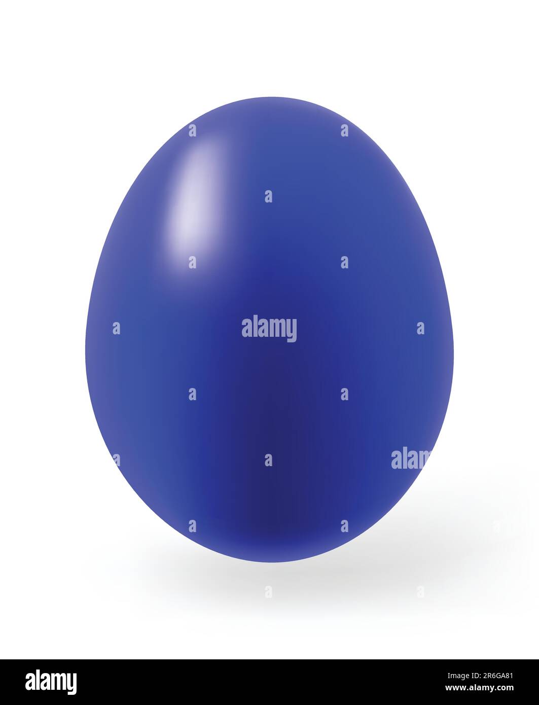 Multi-coloured Easter eggs on a white background Stock Vector