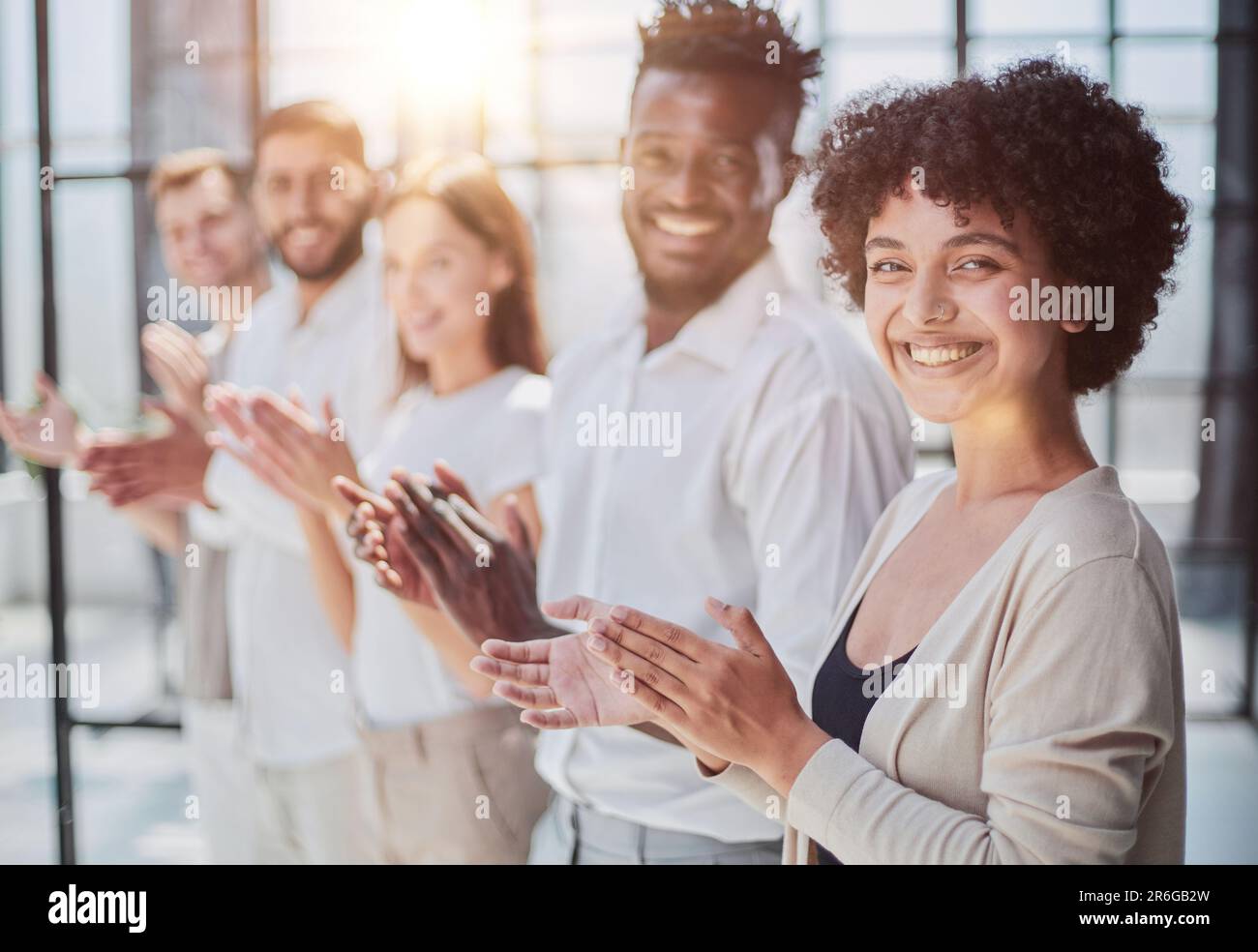 Professional Business Teamwork . People Business Congratulation, Management Corporate Company Stock Photo