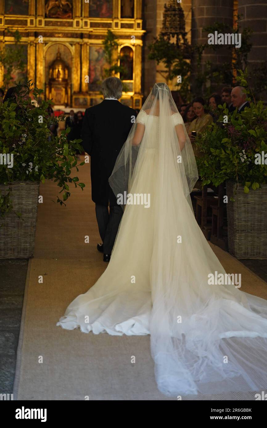 Avila, Spain. 09th June, 2023. Boda de Blanca Sainz y Guillermo Comenge ...