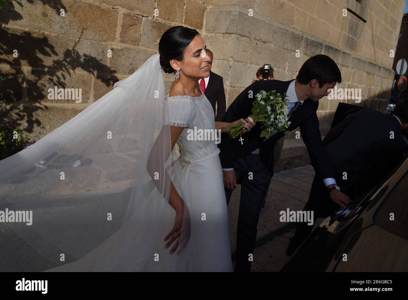 Avila, Spain. 09th June, 2023. Boda de Blanca Sainz y Guillermo Comenge ...
