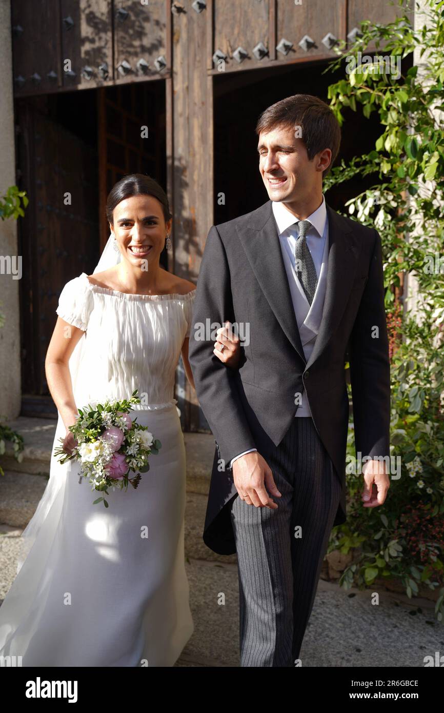 Avila, Spain. 09th June, 2023. Boda de Blanca Sainz y Guillermo Comenge ...