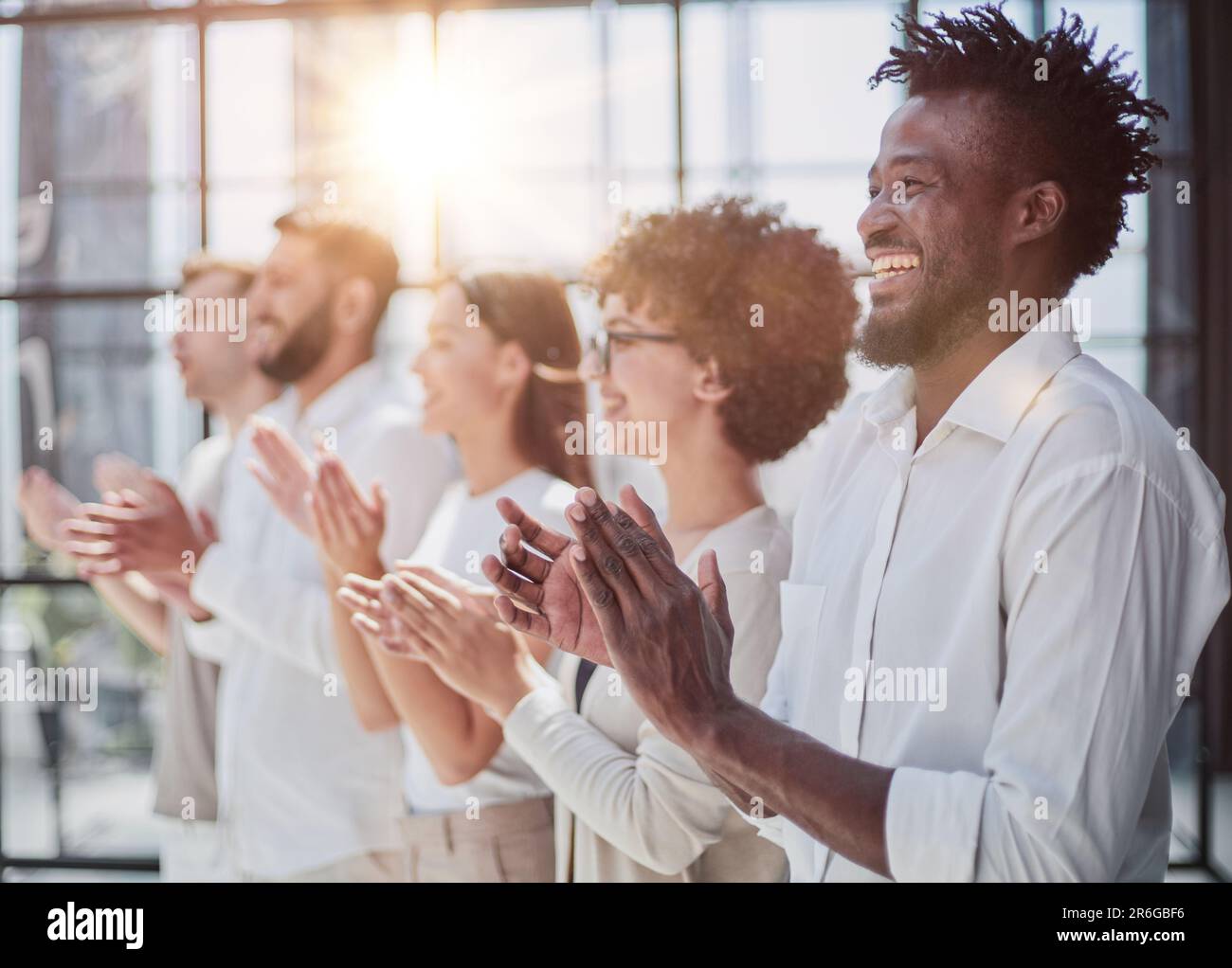 Professional Business Teamwork . People Business Congratulation, Management Corporate Company Stock Photo