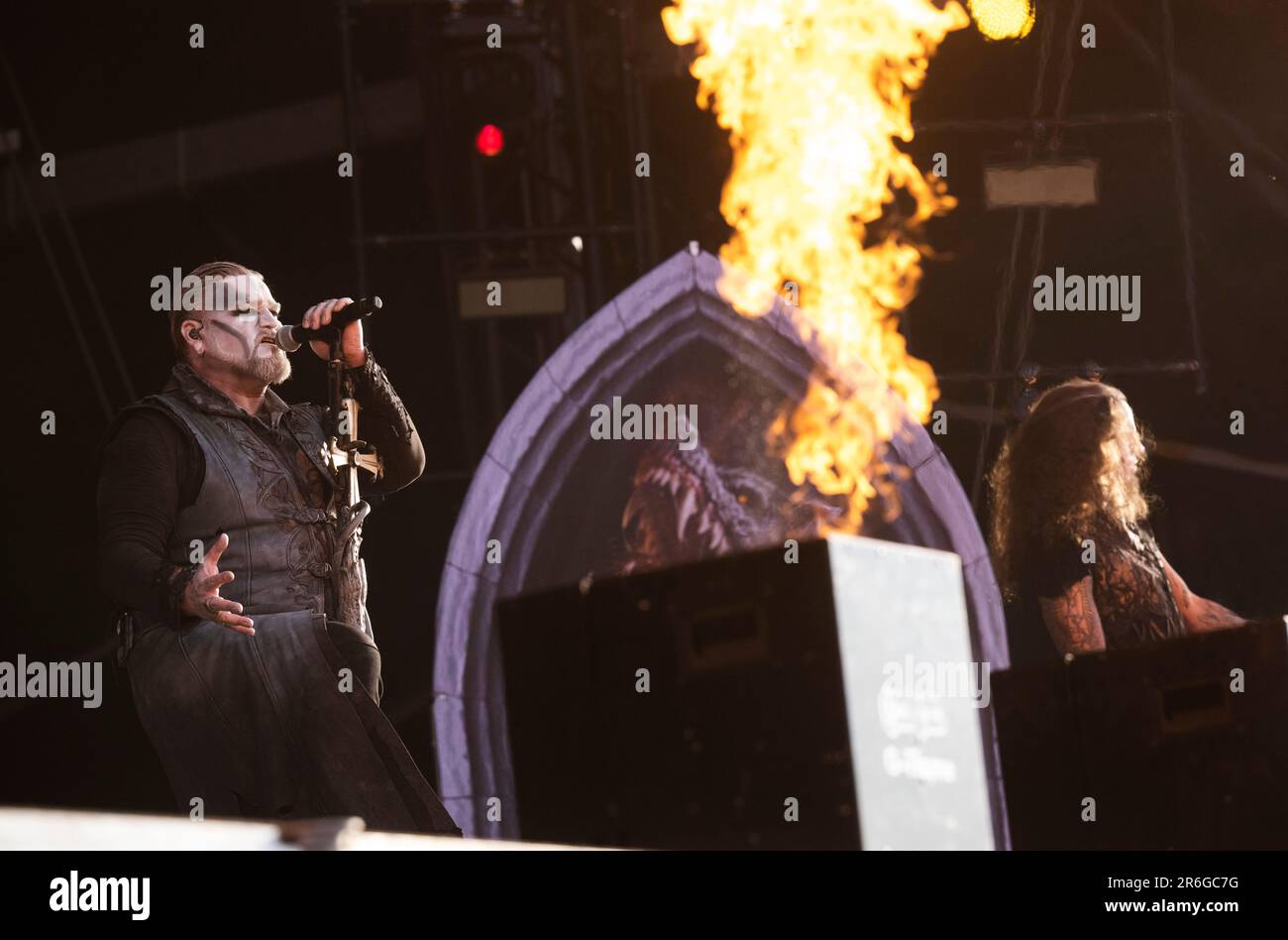 20230609 German band Powerwolf performs at Sweden Rock