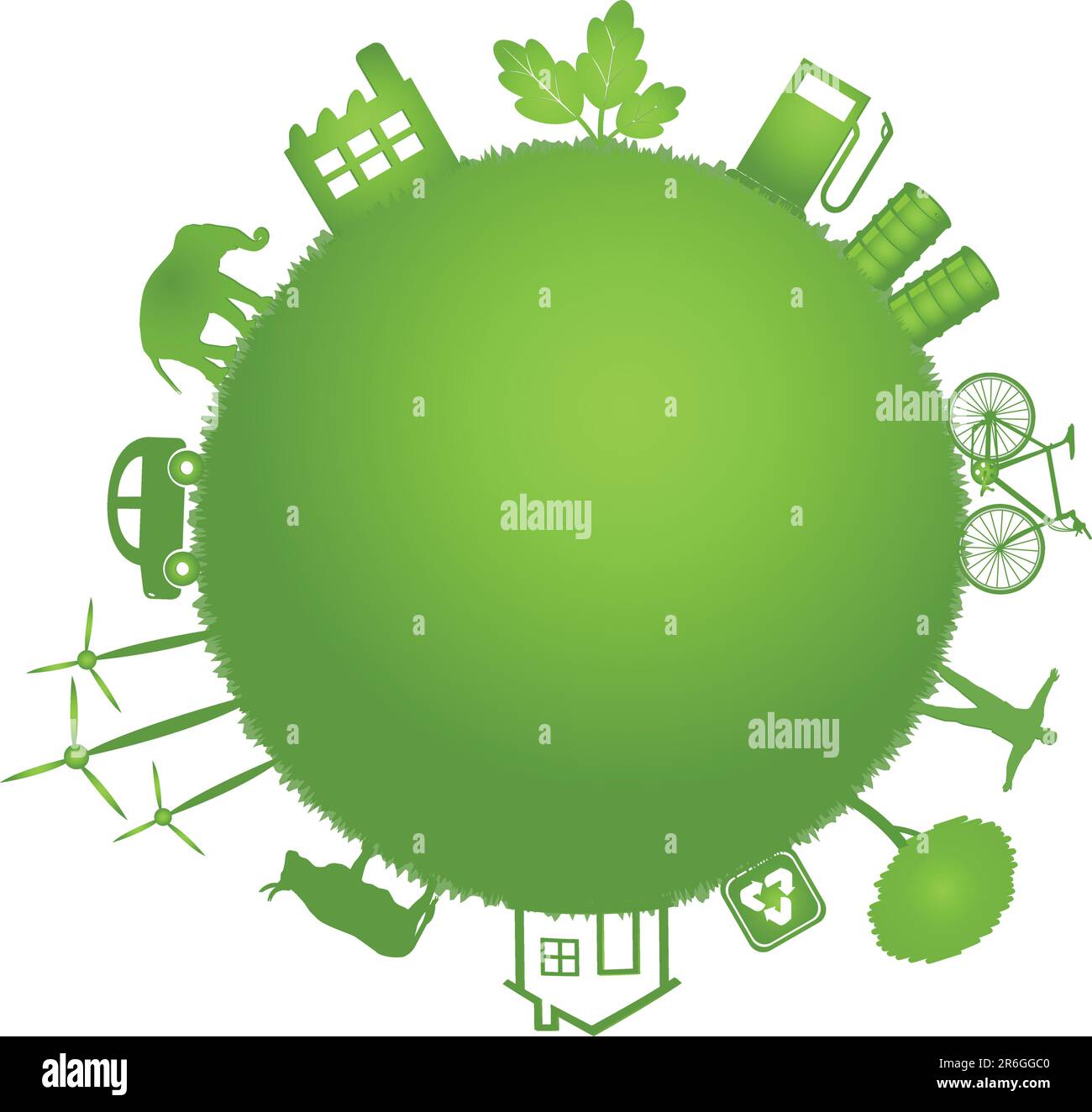 ecology green illustration Stock Vector Image & Art Alamy