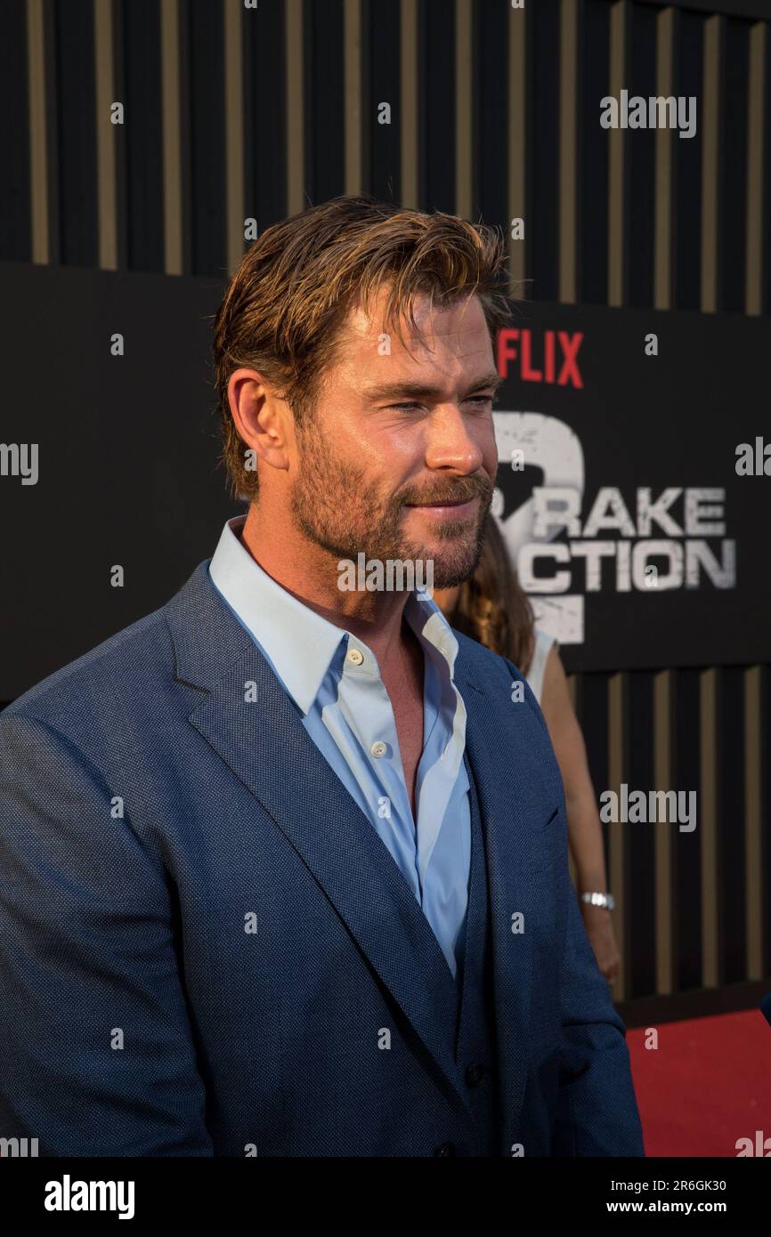 Chris Hemsworth made a special appearance in Berlin on June 9, 2023, to