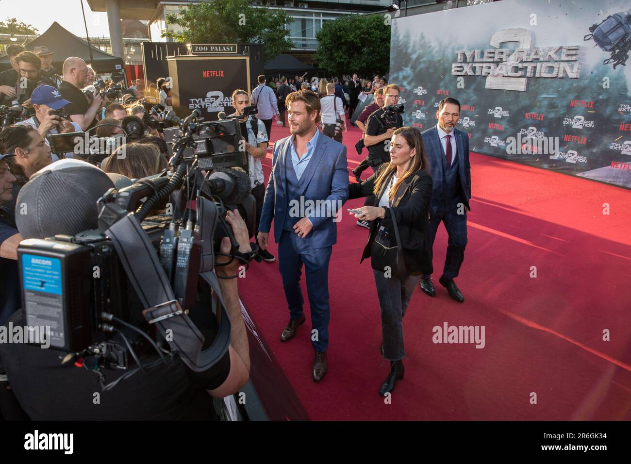 Chris Hemsworth made a special appearance in Berlin on June 9, 2023, to