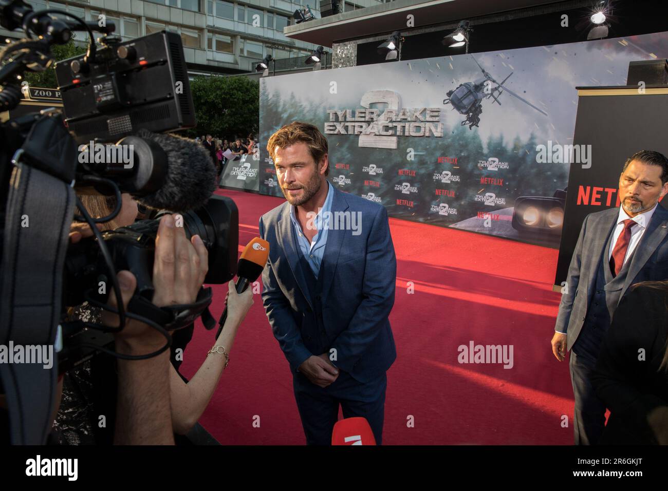 June 9, 2023, Berlin, Germany: Chris Hemsworth made a special