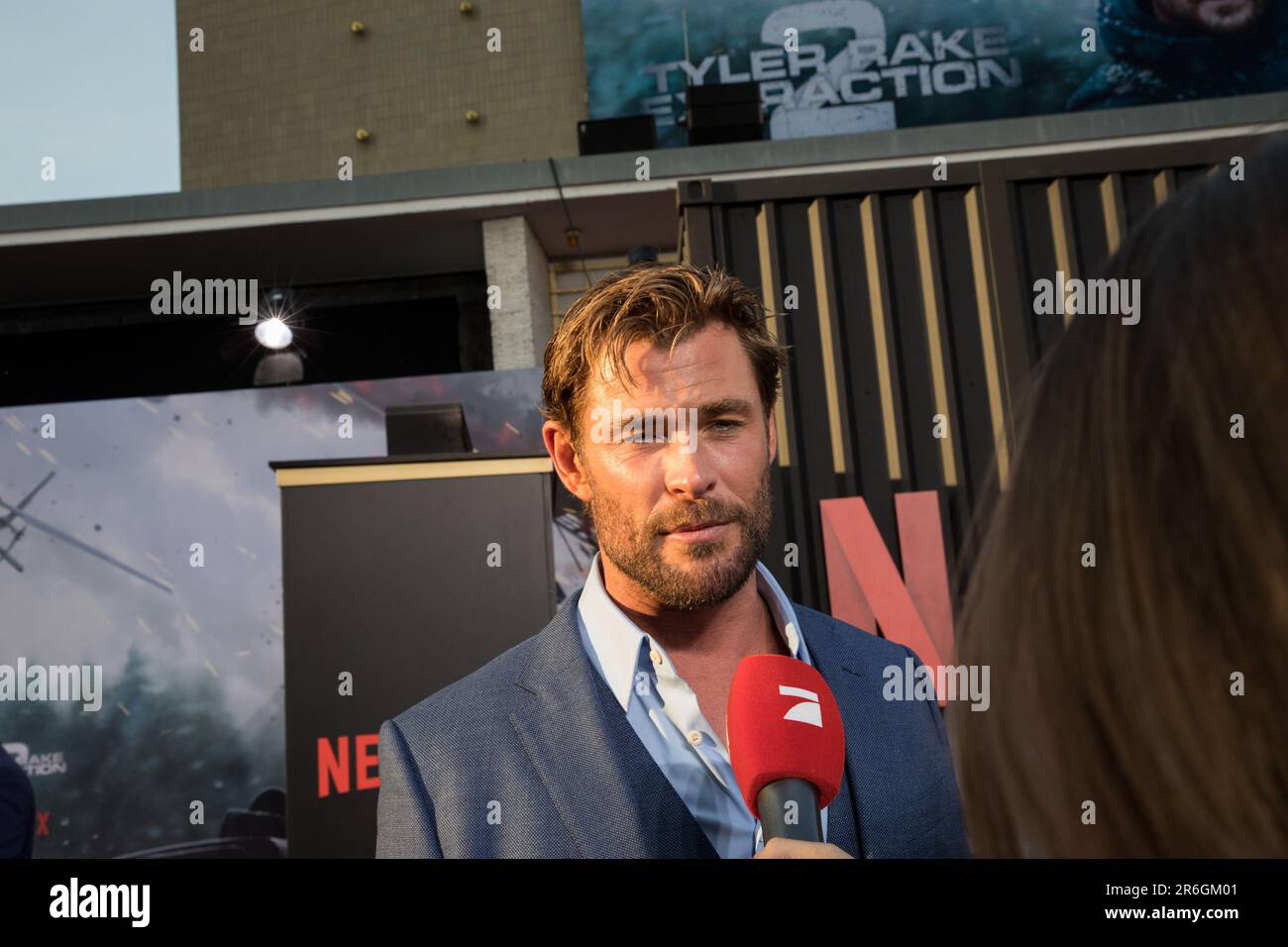 June 9, 2023, Berlin, Germany: Chris Hemsworth made a special