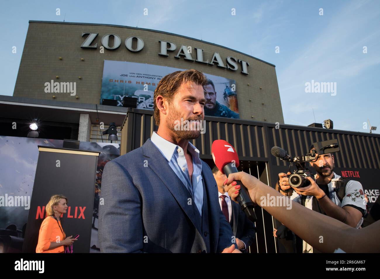 June 9, 2023, Berlin, Germany: Chris Hemsworth made a special