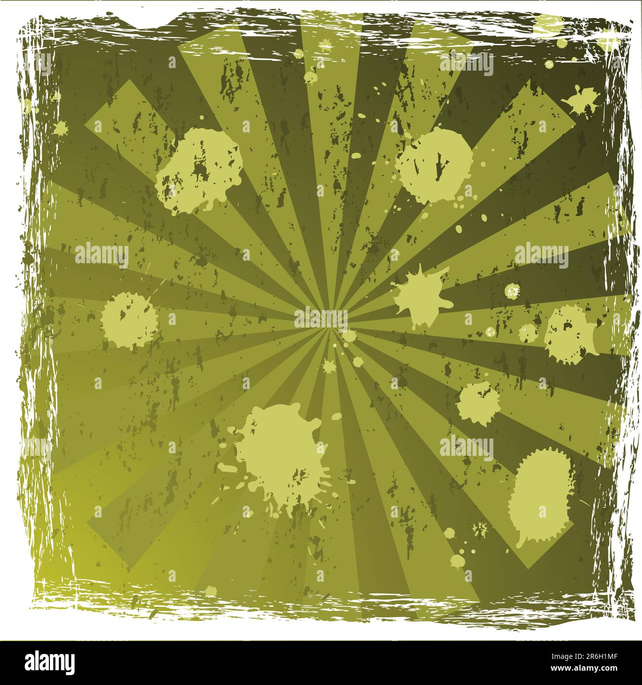 Green abstract illustration with splash and beams. Vector Stock Vector ...