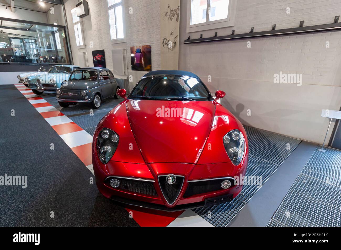 ROMANSHORN, SWITZERLAND JUNE 4, 2023 Alfa Romeo C8 in the Romanshorn