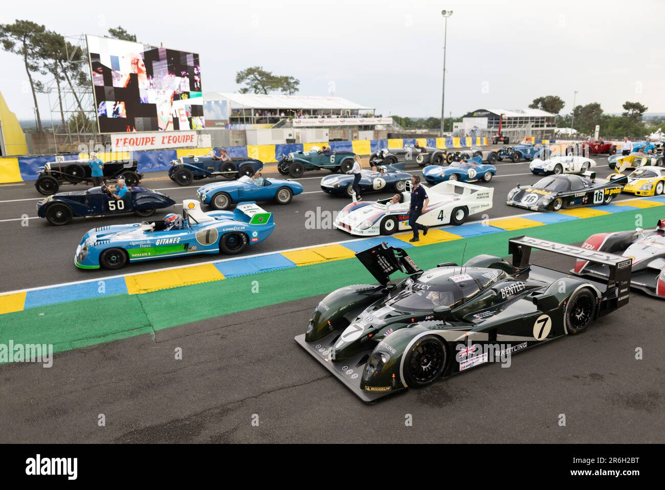 Le Mans, France. 09th June, 2023. Bentley Speed 8 driven by Rinaldo ...