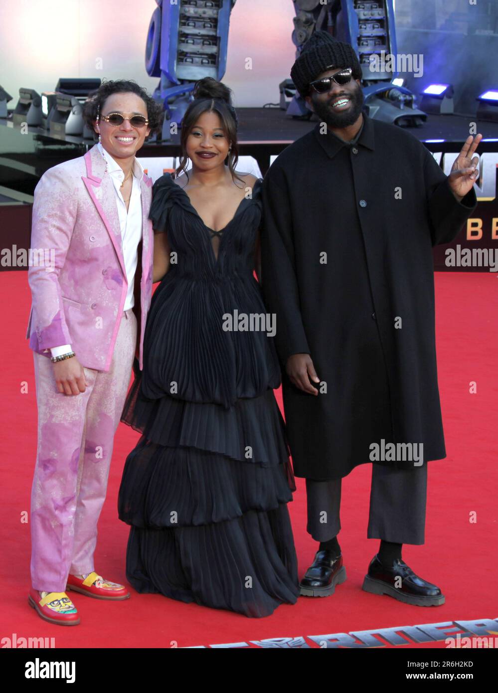 Tony Fishback London, UK. Anthony Ramos, Dominique Fishback, Tobe Nwigwe at the ...