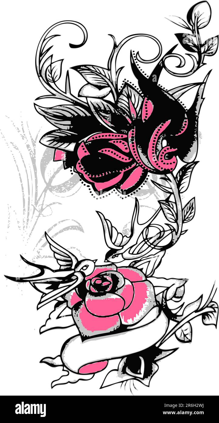 tribal flower designs