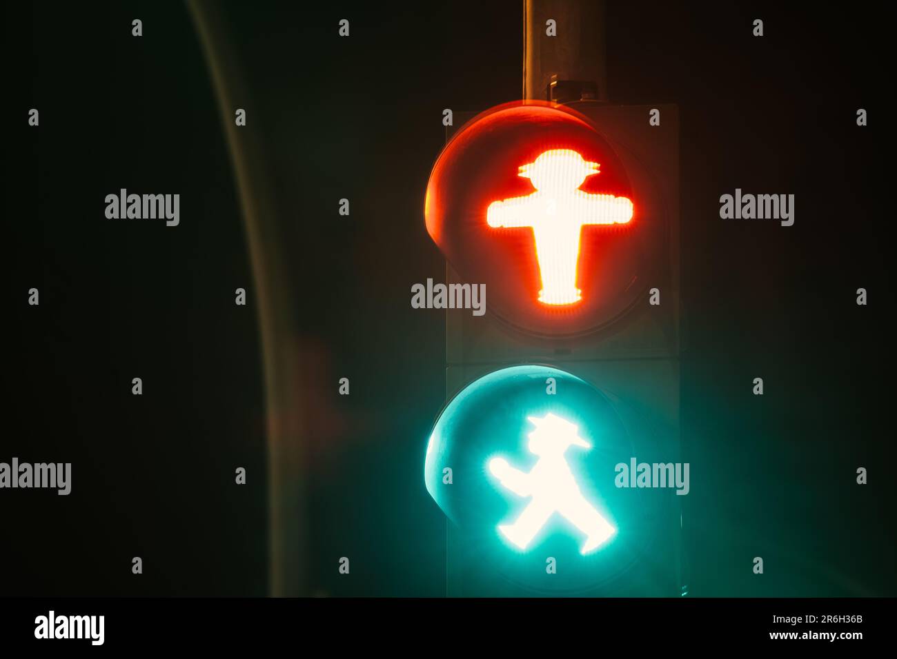 a-vibrant-red-and-blue-traffic-signal-indicates-that-pedestrians-may