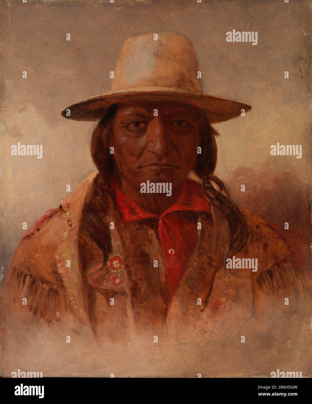 Sitting Bull. Date n.d. oil on canvas. Museum Smithsonian American