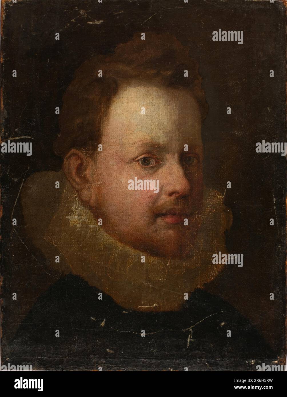Head of a Gentleman after van Dyck. oil on canvas. Museum Smithsonian