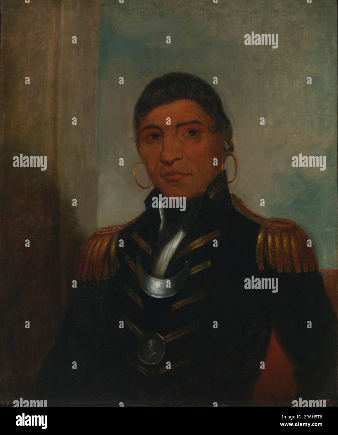 Big Buffalo (Chippewa). oil on canvas. Date 18321833. Museum