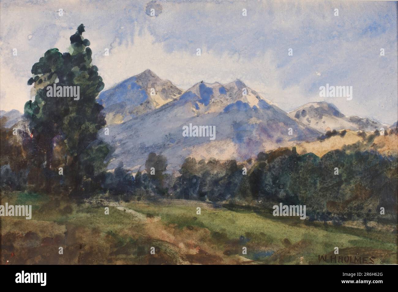 Painting watercolor hills hi-res stock photography and images - Page 2 -  Alamy