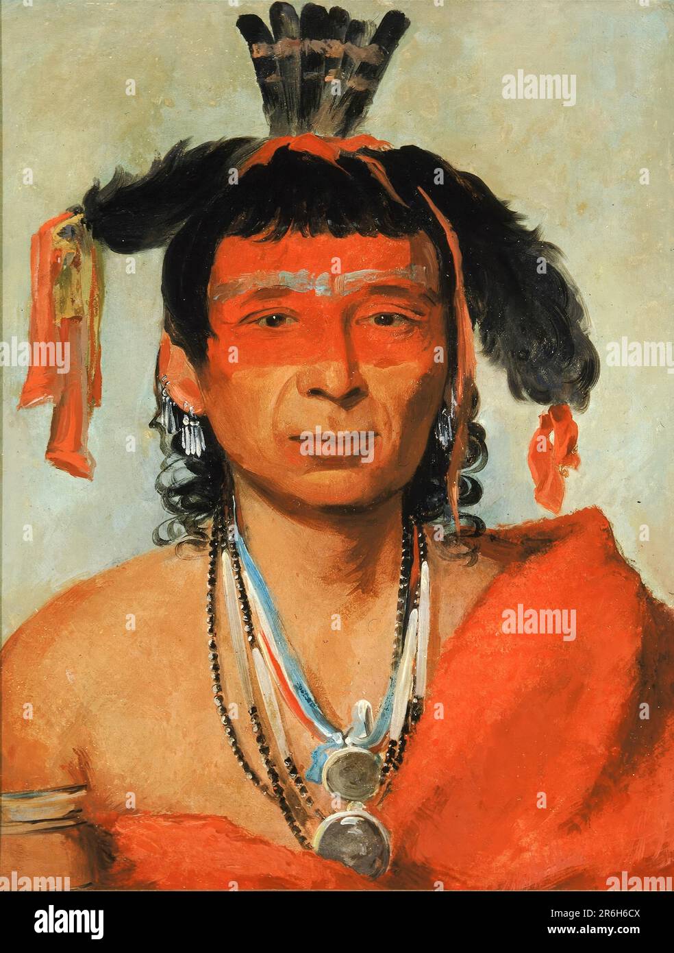 Máshkeewet, a Great Dandy. oil on canvas. Date 1831. Museum