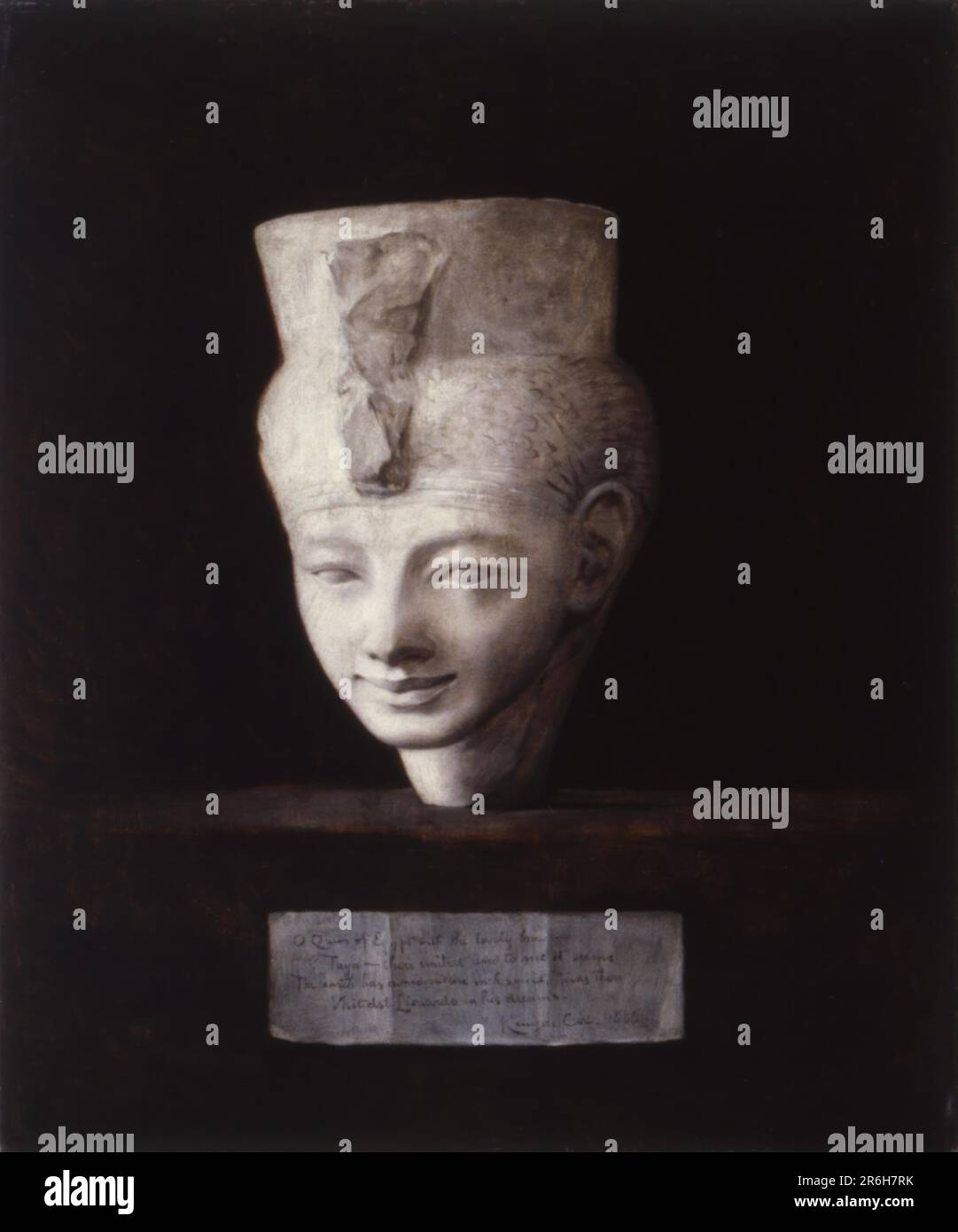 Head of the Queen of Egypt. oil on canvas. Date 1888. Museum